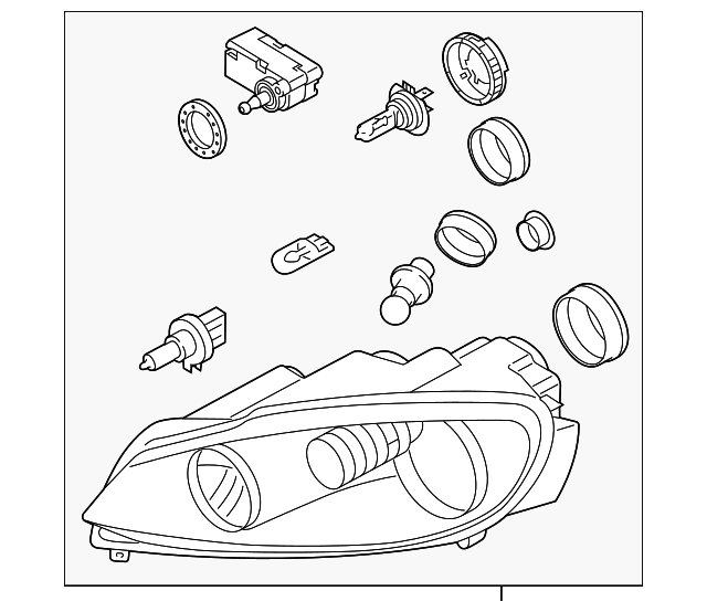 Headlamp Assembly 5K0-941-006-D
