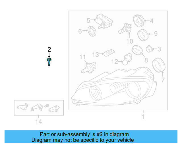 Headlamp Assembly Screw N-911-208-01 - View 24