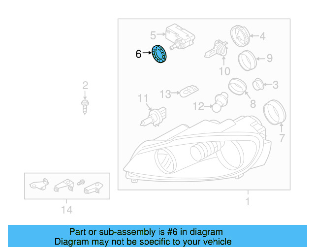 High Beam Bulb N-107-333-01 - View 45