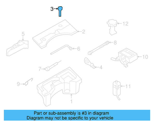 Cover Hold Down WHT-000-901 - View 4
