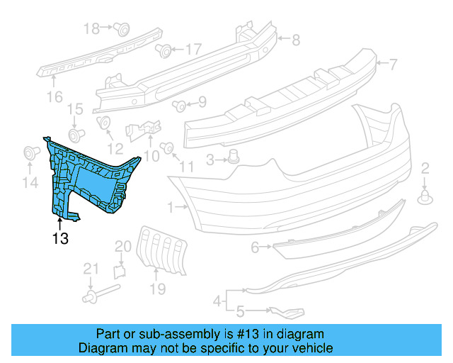 Side Retainer 5C6-807-393-B - View 5