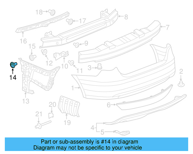 Fender Liner Extension Screw N-103-546-02 - View 114