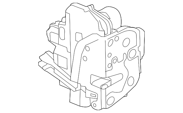 Lock Actuator 4G0-839-016-A - View 4