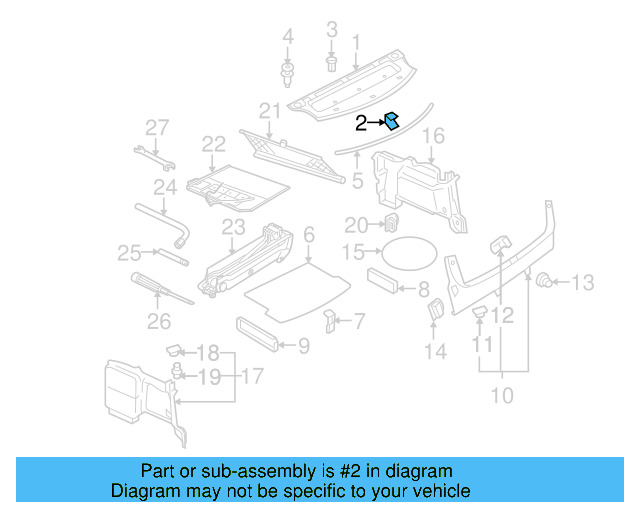 Package Tray Clamp 8D5-863-429 - View 20