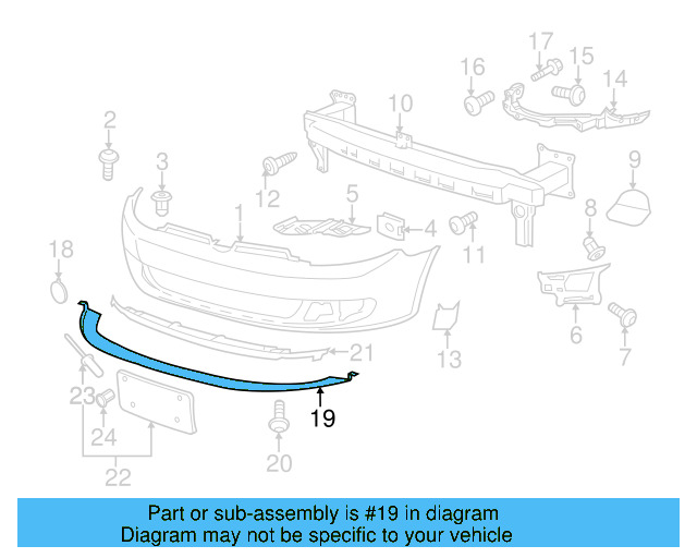 Valance Panel 1K9-805-903 - View 4
