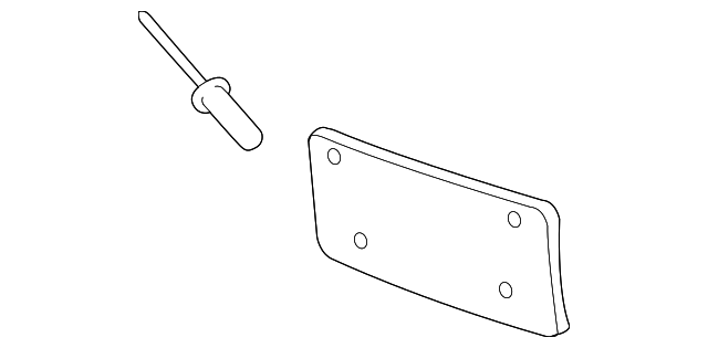 License Bracket 1K0-807-285-A-9B9 - View 18