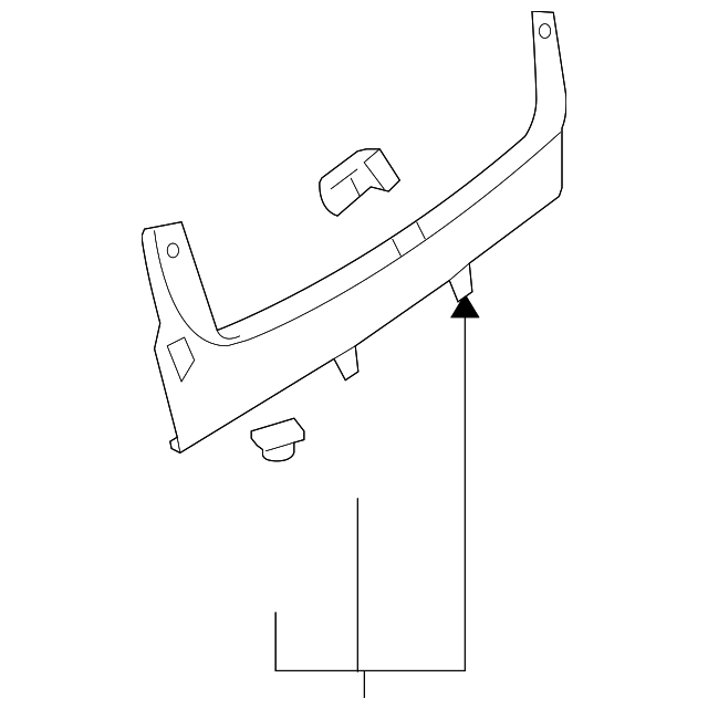 Rear Trim 3B5-863-459-H-B41 - View 2