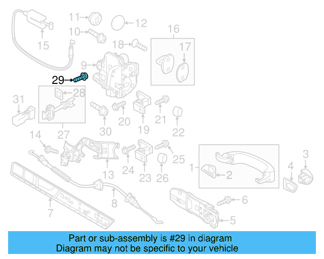 Door Check Bolt WHT-002-109 - View 76