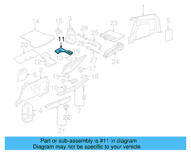 Tie Down 1J0-864-203-B-U71 - View 10
