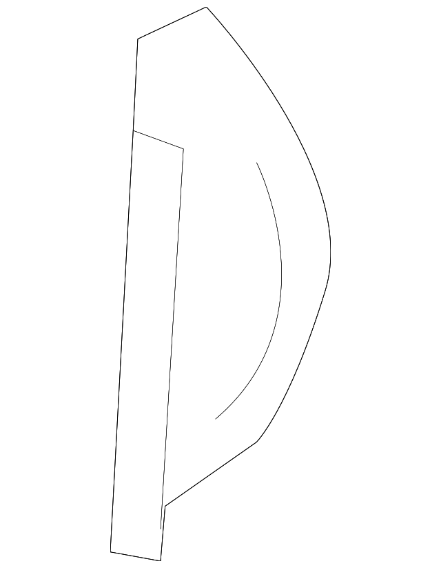 Door Shell Front Cover 7L0-839-350-B-9B9