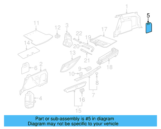 Floor Cover 3B9-863-463-S-5EY - View 9