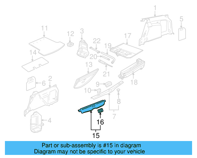 Tie Down Hook 1K0-864-203-C-2ZZ - View 41