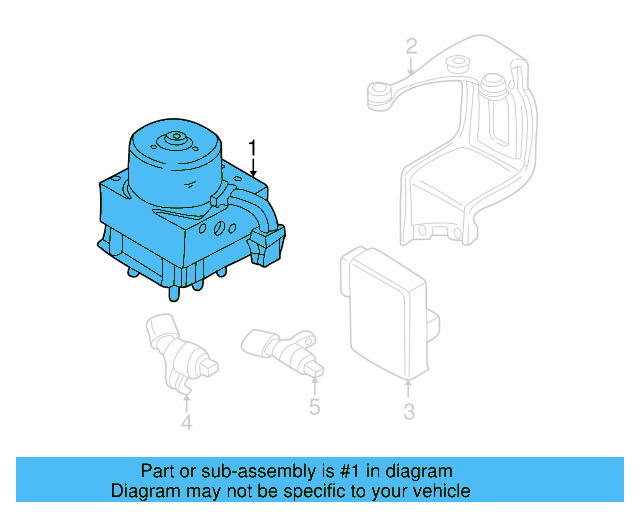 ABS Pump Assembly 1J0-698-217-A - View 5