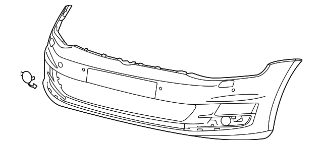 Bumper Cover (Unpainted) 5gm807217afgru