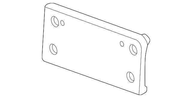 License Bracket 5GM-807-287-H-9B9 - View 5