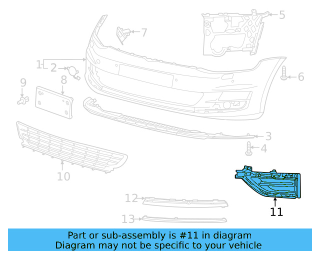 Outer Grille 5GM-853-212-C-9B9