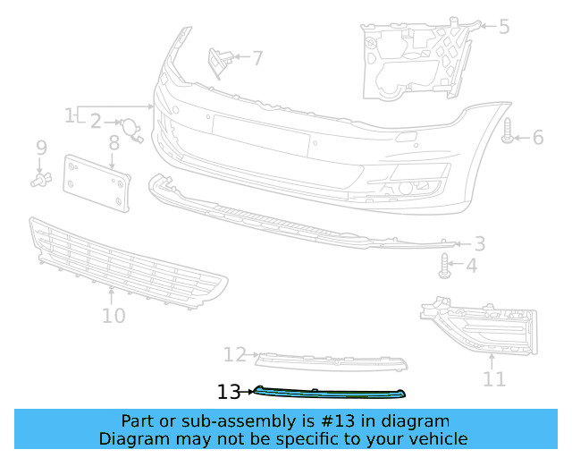 Chrome Strip 5GM-854-661-D-RYP - View 12