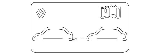 Caution Label 1K0-010-467-T - View 56