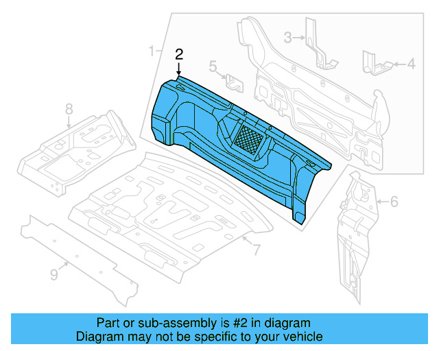 Inner Panel 5C6-813-311 - View 5