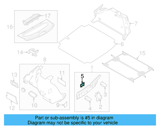 Tie Down Hook 1J0-804-299 - View 32