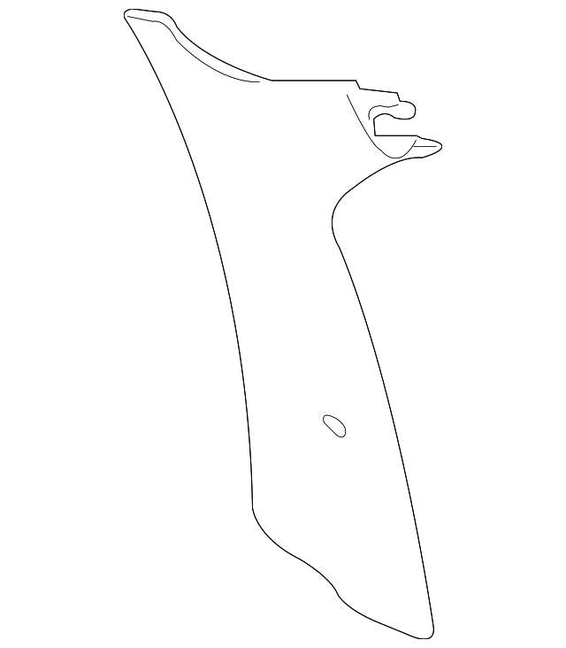 Quarter Pillar Trim 1C0-867-287-H-6N6