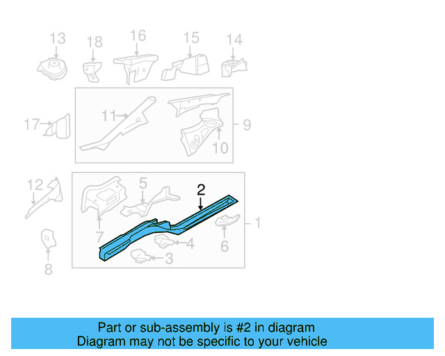 Lower Rail 1K0-803-105-C - View 15