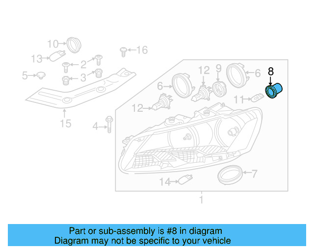 Outer Cap 561-941-607-B - View 5