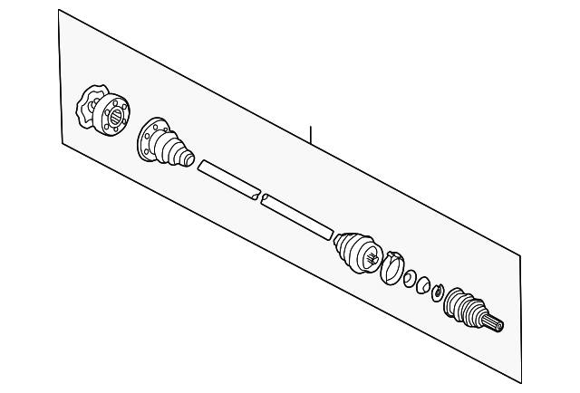 Axle Assembly 8E0-501-203-BX