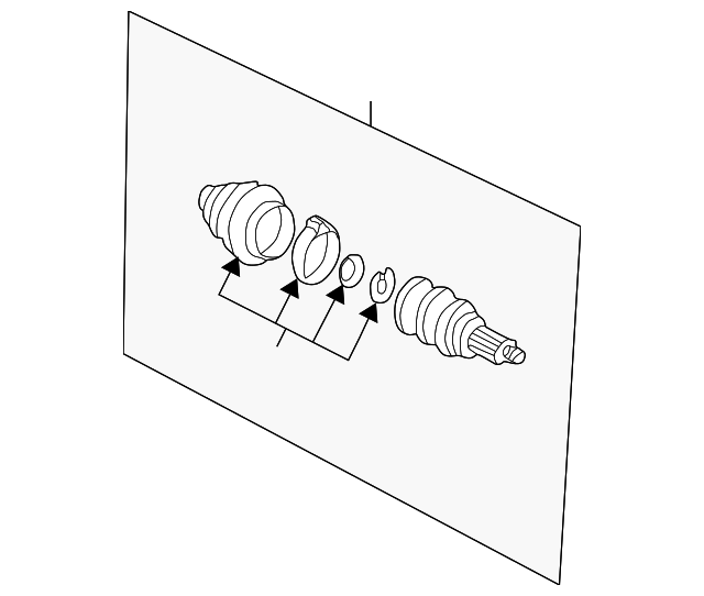 Outer Joint Assembly 3B0-598-099-X