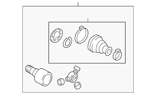 Inner Joint Assembly 5QM-498-103-D - View 4