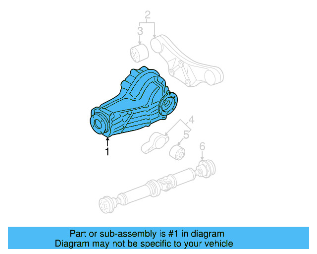 Differential Assembly 01R-500-043-D - View 3