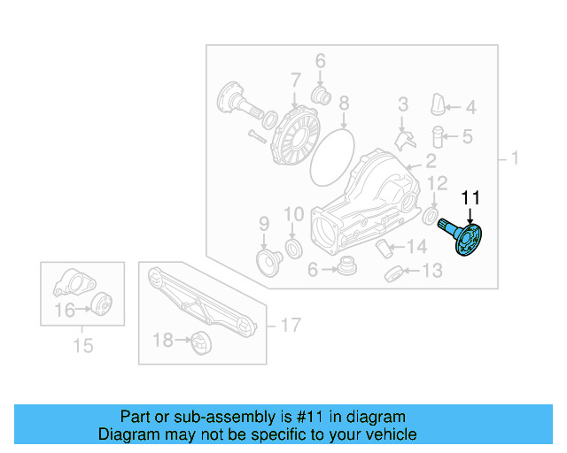 Output Shaft 01R-525-356 - View 3