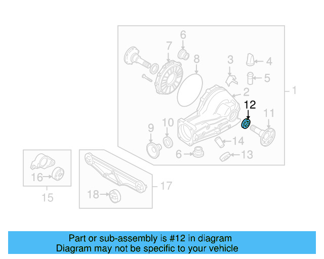 Automatic Transmission Output Shaft Seal 016-409-399-B - View 6
