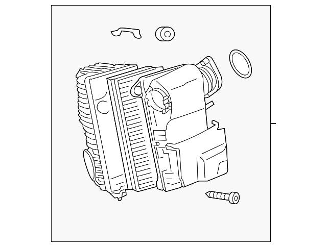 Air Filter And Housing Assembly 7P0-129-607-C - View 2