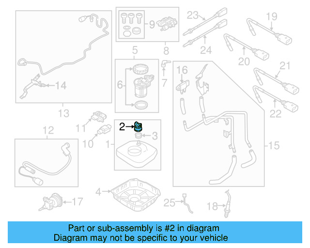 Filler Cap 3C0-131-980 - View 9