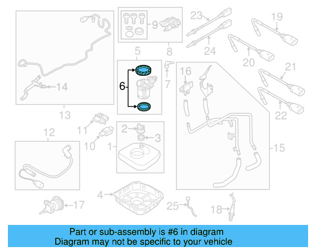 Heater Assembly Lock Ring 7N0-198-975 - View 11
