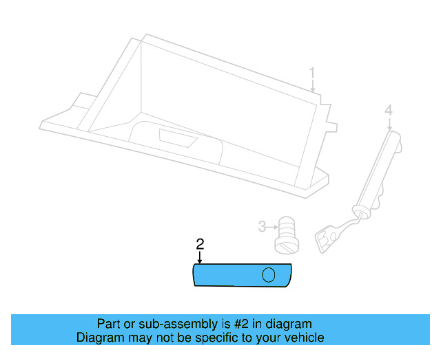 Latch 7B0-857-147-HL5 - View 3