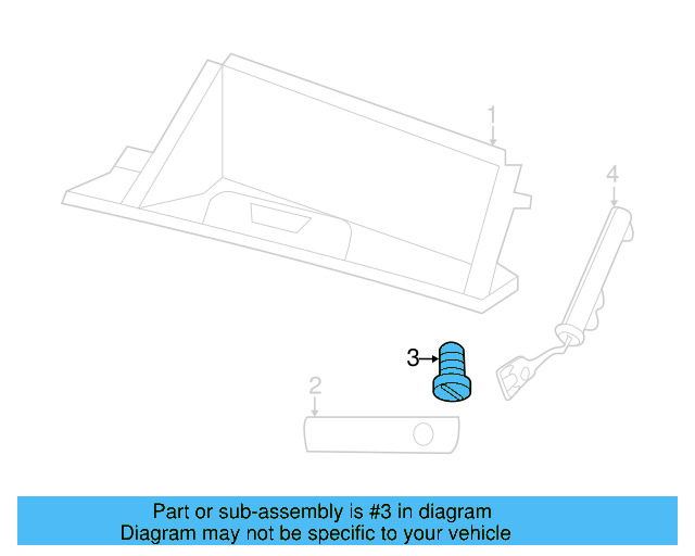 Lock Cylinder 7B0-857-113-A - View 3