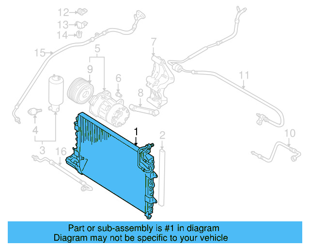 A/C Condenser 1HM-820-413-B - View 9