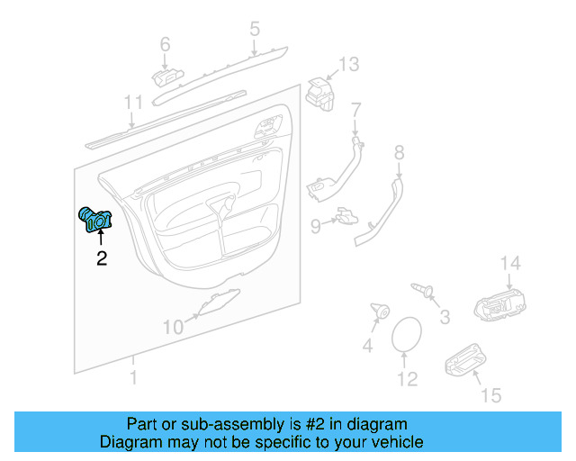 Door Trim Panel Clip 6Q0-868-243 - View 19