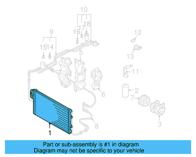 Condenser 1J0-820-413-N - View 8