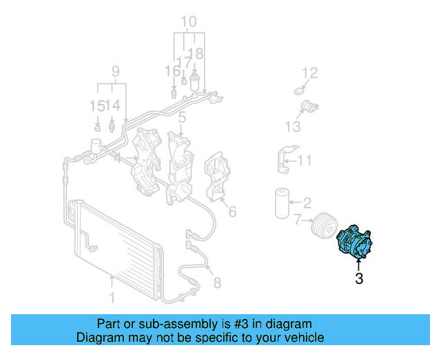 A/C Compressor 1J0-820-805 - View 6