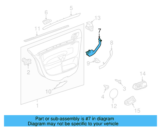 Pull Handle 1K0-868-188-H-75R - View 8