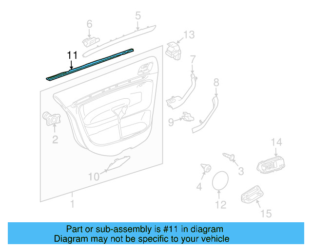 Door Panel Handle Cover Clip N-907-760-01 - View 21