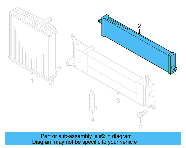 Auxiliary Radiator 7P0-121-212-A - View 3