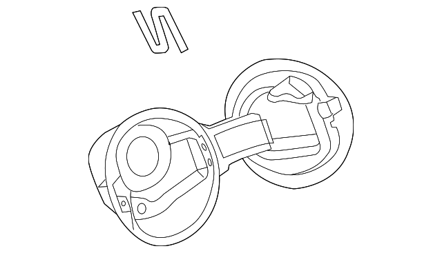 Fuel Door 5C5-809-857-N - View 2