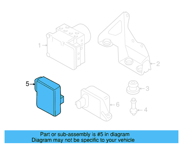 Control Module 7L0-907-375-G - View 3