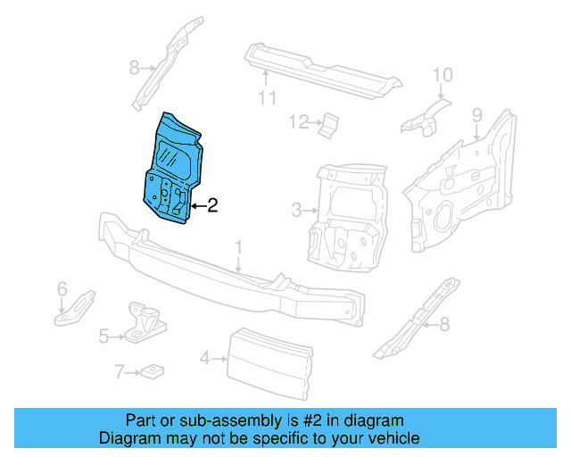 Mount Panel 701805072C - View 3