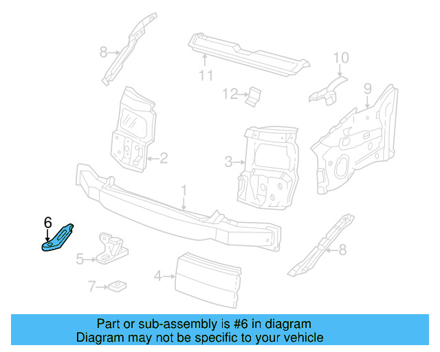 Tow Eye Reinforcement 7D0-807-401-A - View 3