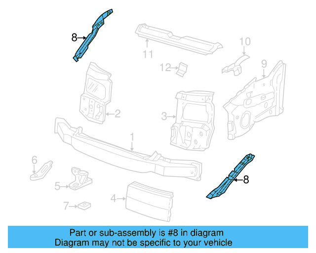 Filler Plate 7D0-806-078-A - View 4